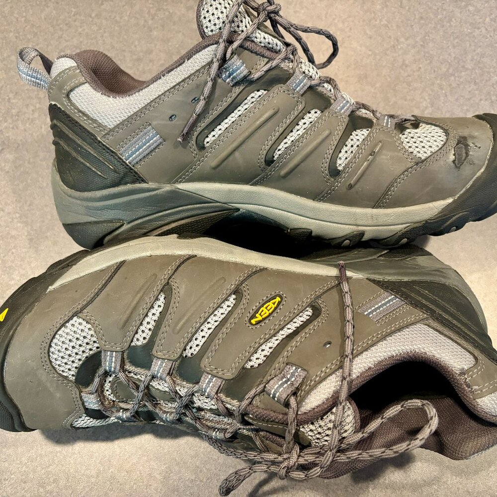 ~~KEEN Men's Utility ASTM F2413-18 Steel Toe EH Work Safety Shoes Gray Size 14EE